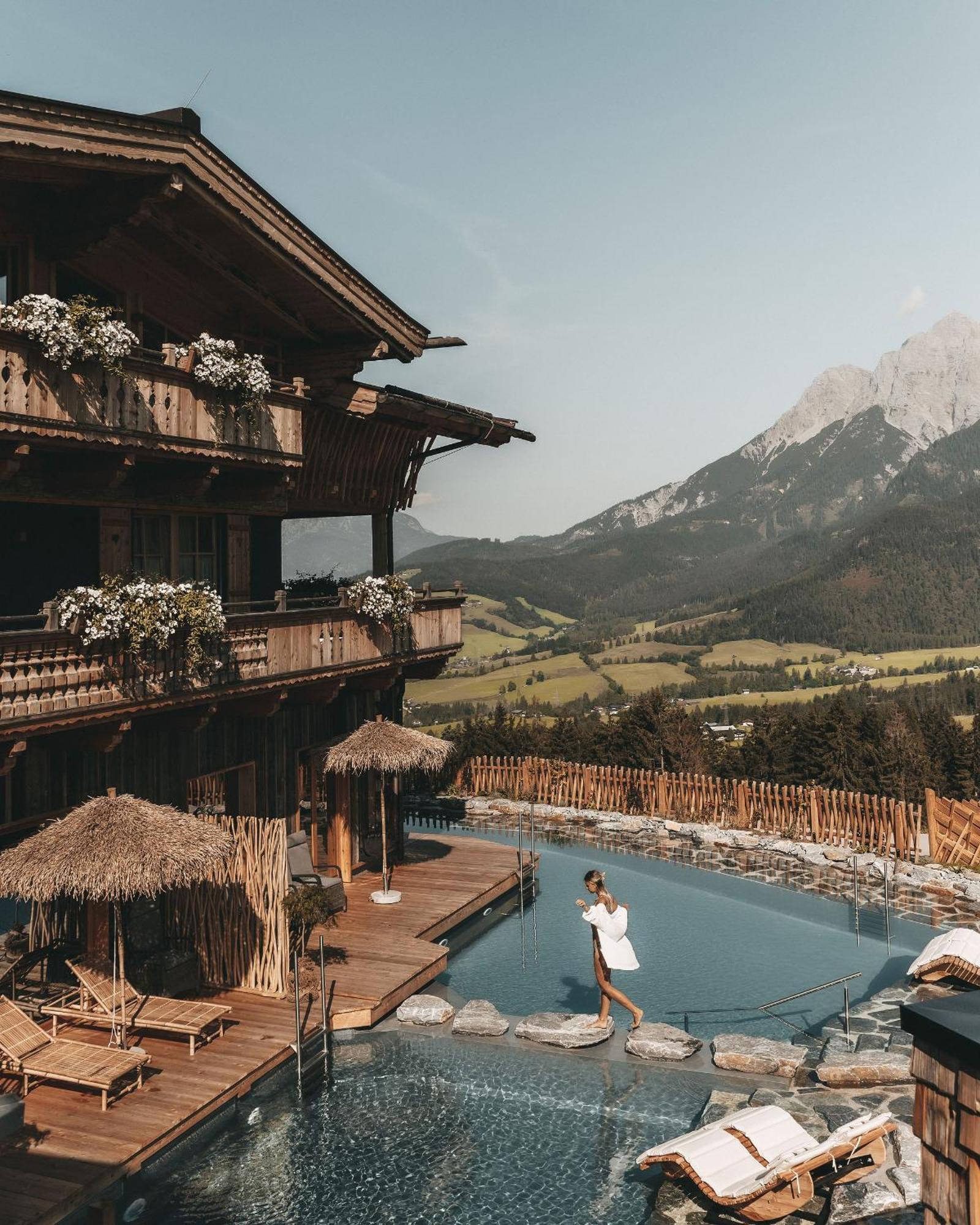 Jufenalm Boho Hotel & Restaurant Maria Alm am Steinernen Meer Eksteriør billede